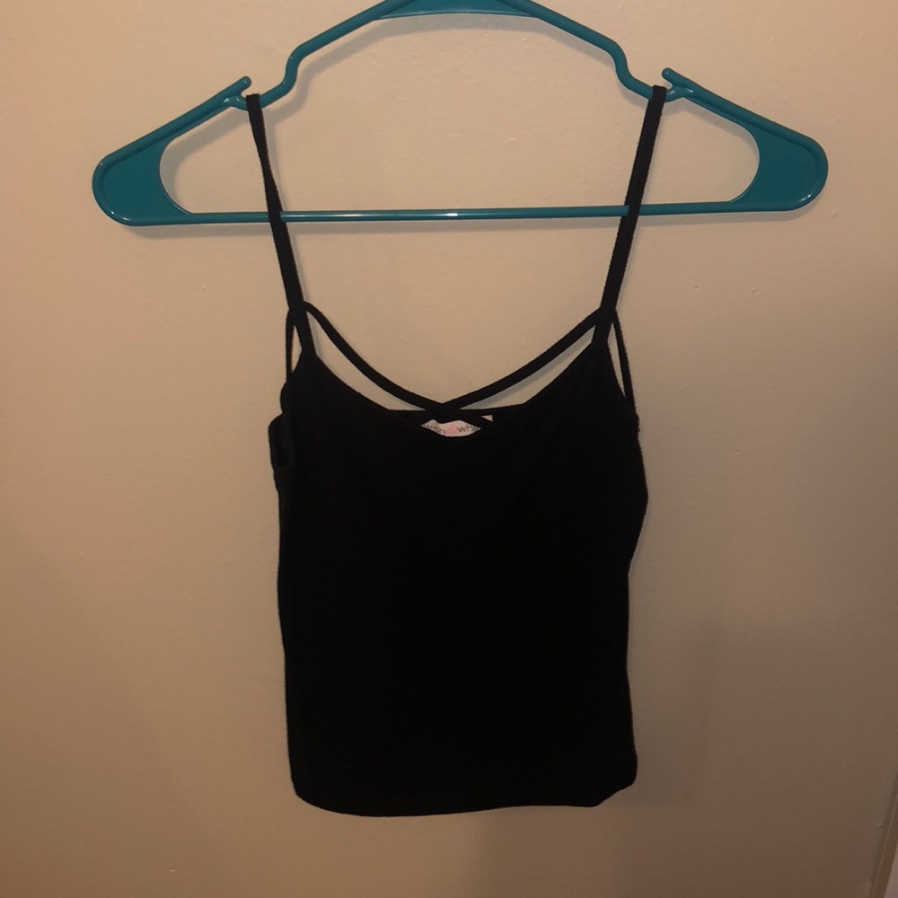 Sexy Black Strappy Tank Top from Wish&Whim
